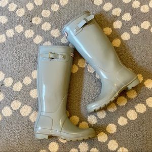 Hunter original tall gloss rain boot size 7